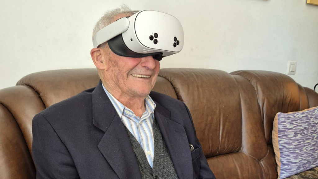 demência e emoções em terapia com realidade virtual em sénior